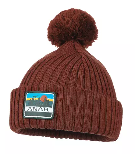 Anar Jussa Pompom, Merino Wool Beanie - Anar päähineet ja Käsineet - 6438014294650 - 1