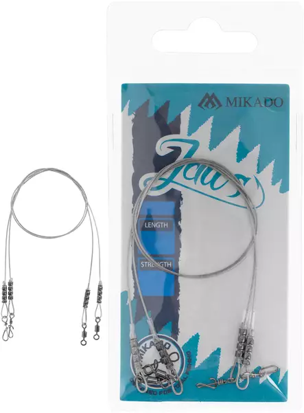 Mikado steelleader 8kg 2pcs - Leaders and locks - 5900637017430 - 1