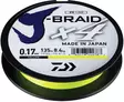 Daiwa J-Braid x4 135m Yellow - Fiskelinor - 043178144830 - 1