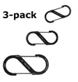 Nite Ize Stainless S-Biner dual carabine - Tält, sovsäckar och hängmattor - 094664009820 - 1