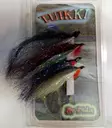 Fly Fishing Lure Set, Super Tinsel 4pcs - Ready-made flies - 6430010610830 - 1