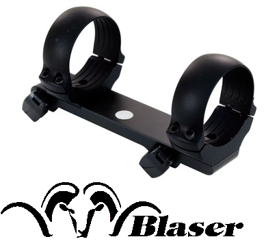Blaser Schnellverschlussbeine, Basis mit 30mm Ringen - Fernglasständer und Objektivschutz - 0699900002230 - 1