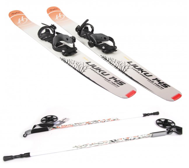 Haghus Gleitschuhe, Gleitlaufski-Set 145 cm - Schneeschuhe und Wildschilaufen - 6438212104300 - 5