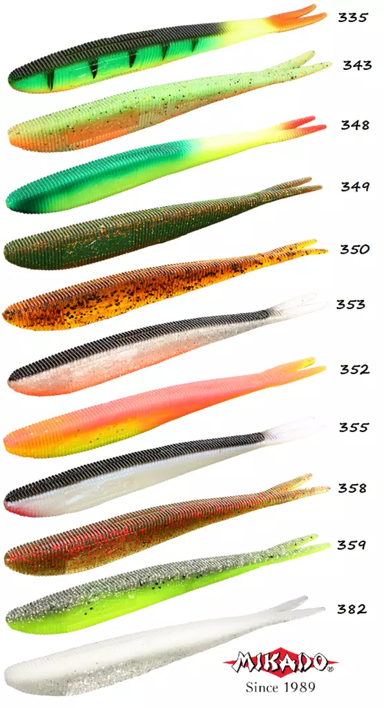 Fiskjigg, Mikado Saira 14cm 5st. - Jiggar och shad beten - 5900637367680 - 1