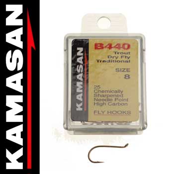 KAMASAN B440 Trout Dry Fly Traditional - Krokar - 0699900001530 - 1