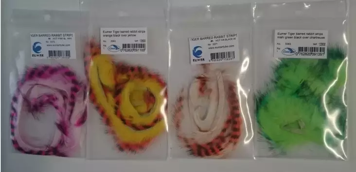 Bunny Zonk, Tiger Barred - Natural fly materials - 762820138300 - 1