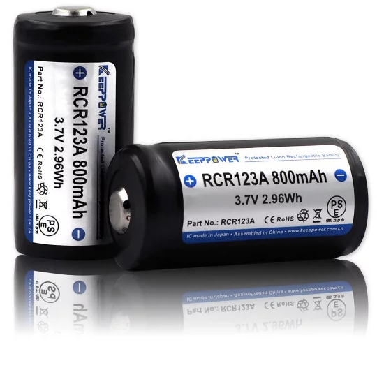 Keeppower battery 800mAh RCR123A - Rifle scopes & mounts - 13281-800 - 1