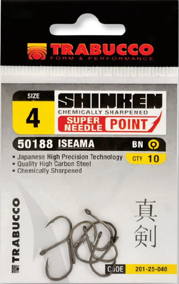 Trabucco Shinken Iseama 50188, enkelkrok - Fiskekrokar - 024-201-25-000 - 1