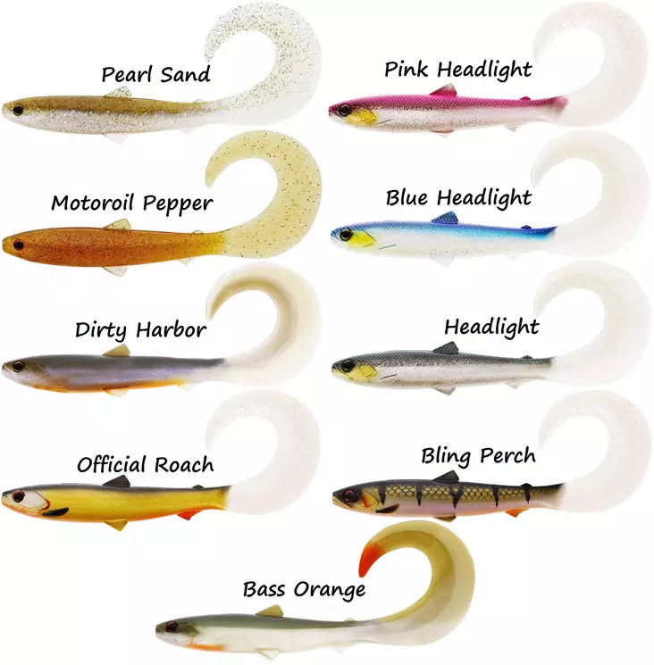 Westin BullTeez Curltail 10cm 6g, 2kst - Jiggar och shad beten - P080-000-010 - 1