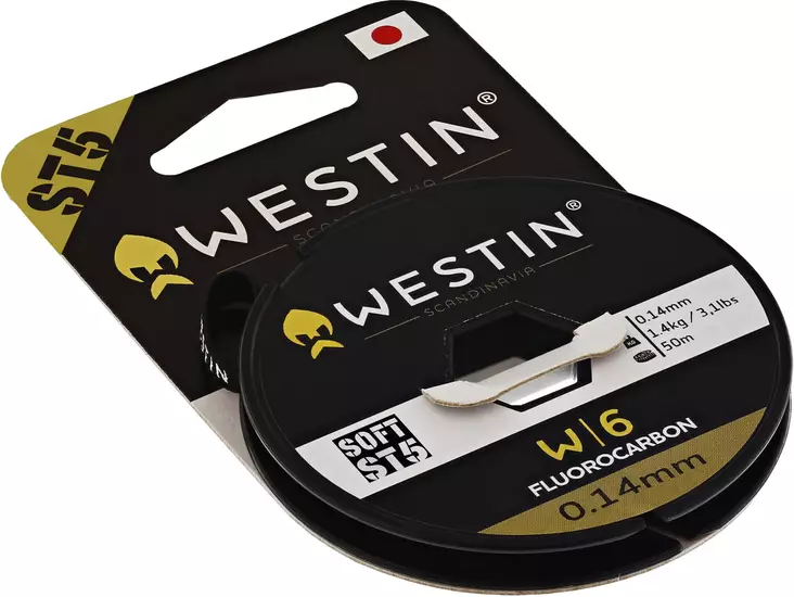 Westin W6 ST5 Fluorocarbon Clear - Fishing Lines - L006-300-000 - 1