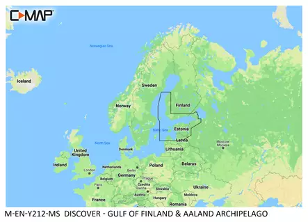 C-Map Kontinentalkarte Y212 - Echolot Zubehör - 9420064119301 - 1