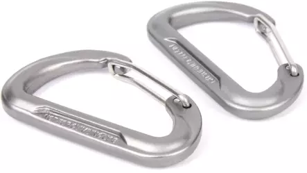 Haghus karbinhake, 60mm 2st. - Tält, sovsäckar och hängmattor - 6438212103471 - 1