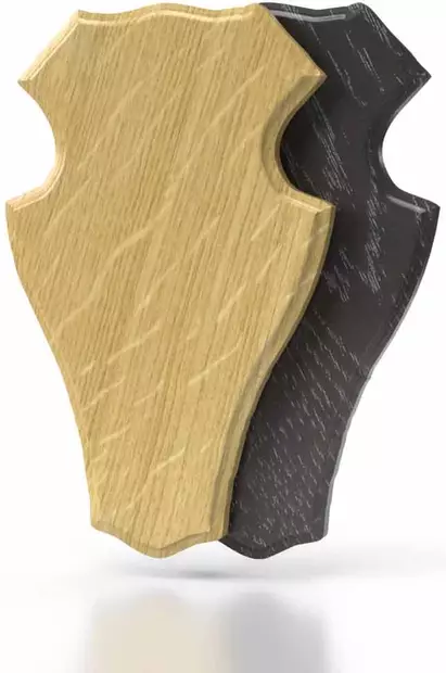 Trofesköd rådjur nr.1, 19x12 cm - Trofé produkter - 4250392310011 - 1