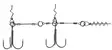 BKK Chain-21 Stinger - Jig accessories - BKKCHAIN21 - 1