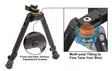 Bipod Leapers UTG Heavy Duty Recon 360 - Weapon accessories - 4717385551541 - 3
