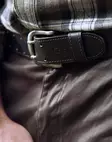 Chevalier Barrow Leather Belt, läderbälte - Chevalier accessoarer - C1140050-7001 - 3