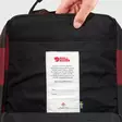 Fjällräven Kånken Rucksack Re-Wool, Rot Schwarz - Fjällräven Kånken - 7323450634841 - 6