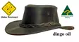 Leather Hat, Dingo Oil - Caps - 6430010619291 - 1