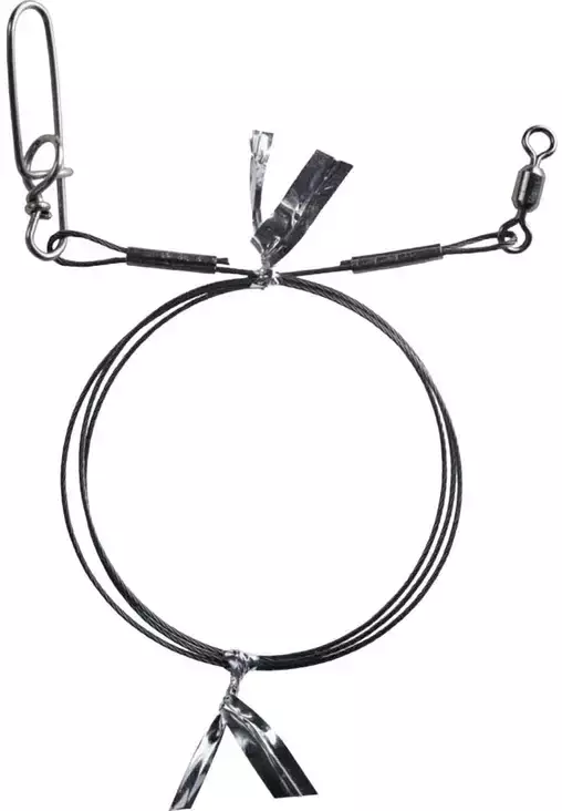 BKK 7x7 Wire Leader Pike Snap, tafs - Tafsar och lås - 6941780957821 - 1
