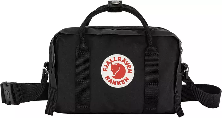 Fjällräven Kånken Crossbody, Black - Fjällräven Kånken Hip Pack - 7323451171161 - 1