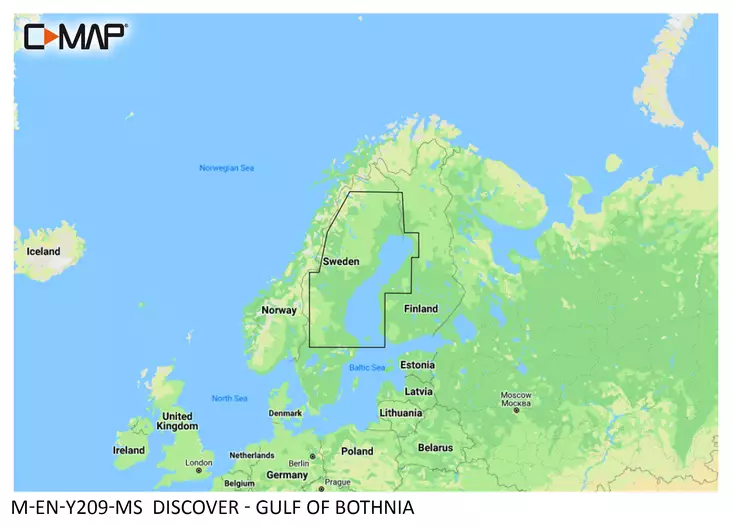 C-Map Discover kartkort M-EN-Y209-MS - Tillbehör för ekolod - 9420064119271 - 1