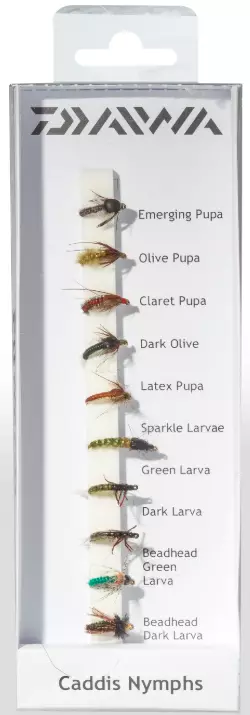 Daiwa Fliegenruten-Sortiment, Caddis Nymphen - Fertigfliegen - 5055545200731 - 1