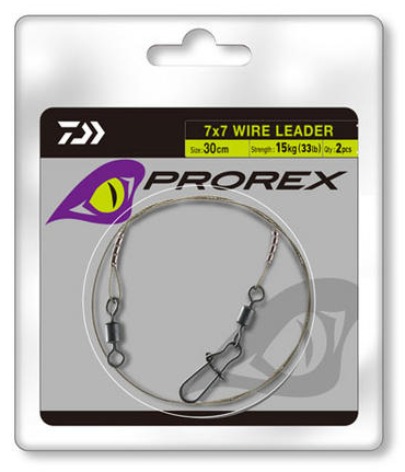 Daiwa Prorex 7x7 vajertafs, 20cm 15kg - Tafsar och lås - 4027093710421 - 1