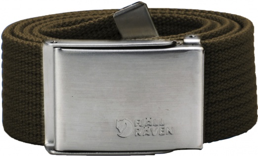 Fjällräven Canvas Belt, Dark Olive - Fjällräven accessories - 7392158525171 - 1