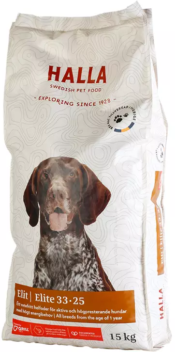 Halla Foder Elit 33-25, 15kg - - 7350003233251 - 1