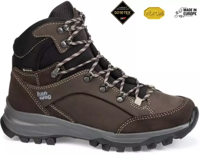 Hanwag Banks Lady GTX, dam Mocca/Tan - Vandringskängor - 404776144921 - 1