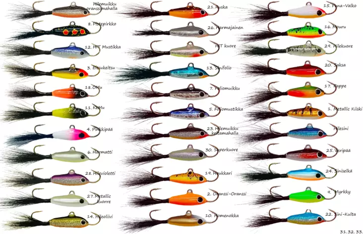 Karvaperäinen tasapaino - Balance-, vertical jigs, mormyskas - 8949461894921 - 1