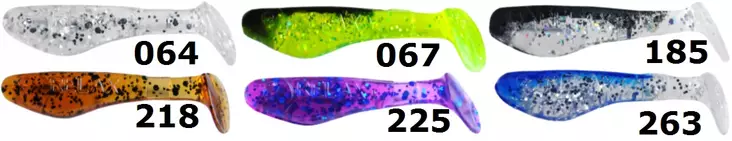 Relax Kopyto 1" Gummifisch 6 Stück - Jigs und Shads - 6-RK1 - 1