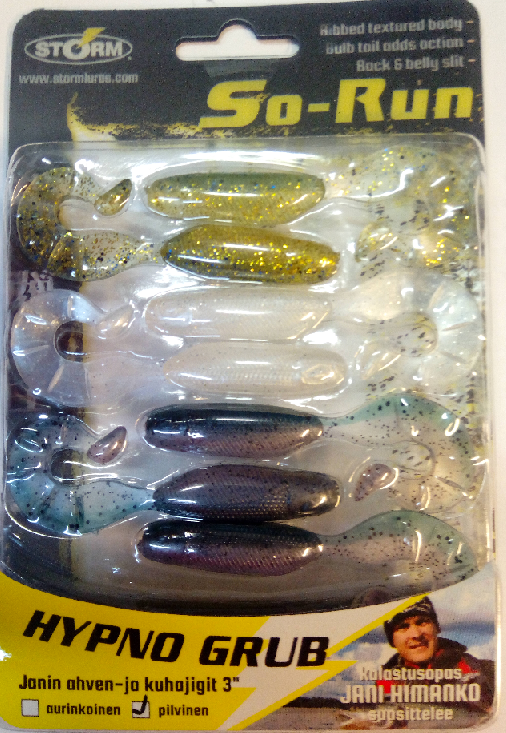 Storm So-Run Hypno Grub 3", cloudy - Jigs and shads - 039984179051 - 1