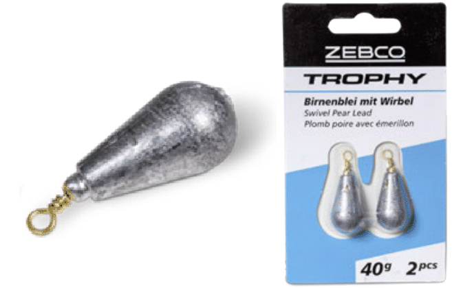 Zebco Trophy päronvikt 20g, 3st. - Vikter och sänken - 4029569269891 - 1