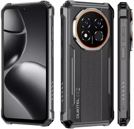 Oukitel G6 mobil, 256/8 Gt, musta - Mobiltelefoner - 6941749863072 - 2