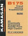KAMASAN B175 TroutHeavyTraditionell - Fliegenhaken - 0699900001462 - 2