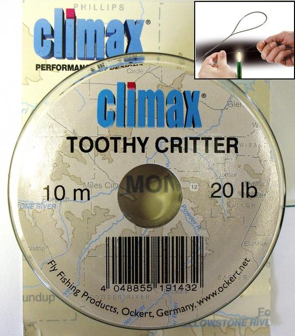 Gäddtafs, Climax Toothy Critter 20lb - Tafsar och lås - 4048855191432 - 1