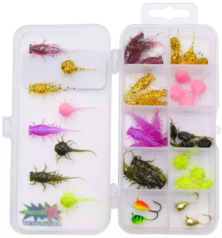 Micro Ice jig-set 45st, Patriot - Pilkar och pirkar - 6417512540902 - 1