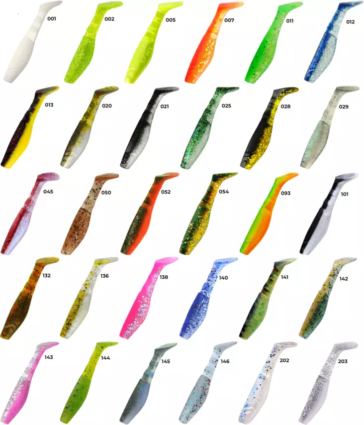 K.P Originals Shad 2" Fischköder 5 Stück - Jigs und Shads - 5-KPOS2 - 1