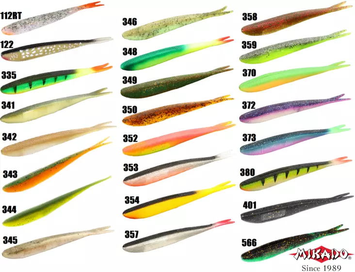 Fiskjigg, Mikado Saira 8cm 5st. - Jiggar och shad beten - 5900637386222 - 1