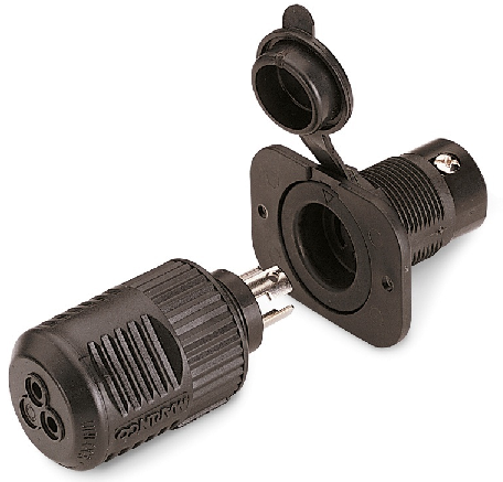 Marinco MKR-18 Steckdose und Stecker - Elektroaußenbordmotoren und Zubehör - 7332467139072 - 1
