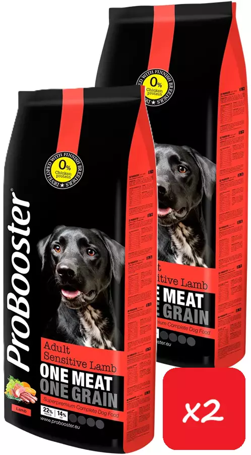 ProBooster Adult Sensitive Lamb SE 24kg - - 98812x2 - 1