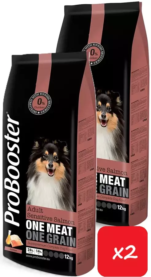 ProBooster Adult Sensitive Lachs 24kg -  - 99912x2 - 1
