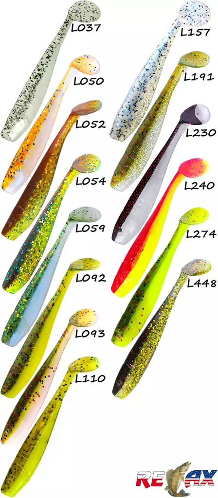 Relax King Shad 3" Jigs - Jigs and shads - 25-RKS3-L052 - 1