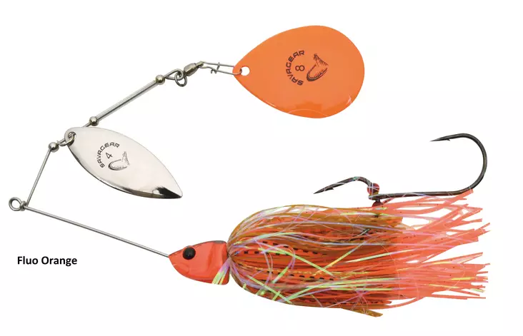 Esca Spinnerbait Savage Gear Da'Bush - 14 Cm, 21 G | Per Pesci Predatori, Colore White Silver Holo