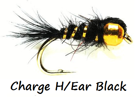 Uppoperho 2 Stück, Charge H/Ear Schwarz S14 - Fertigfliegen - 6430037106842 - 1