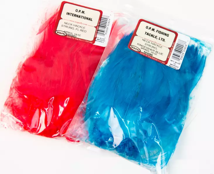 Wapsi, Neck Hackle Strung - Natural fly materials - 05352600912 - 1