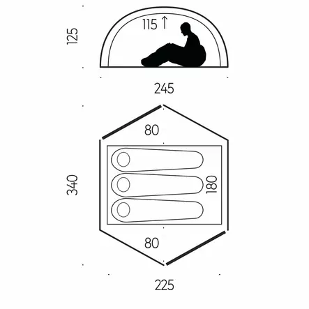 Fjällräven Keb Dome 3 - 3-Season Dome Tent - Fjällräven tents and sleeping bags - 53703 - 2