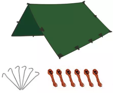 Nortrek Tarp 3x3m, Rain Shelter - Tents, sleeping pads & hammocks - 6420071112053 - 1