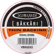 Backinglina, Vision Bäkkäri 50m 20lb - Fluglinor - 6417512821803 - 1